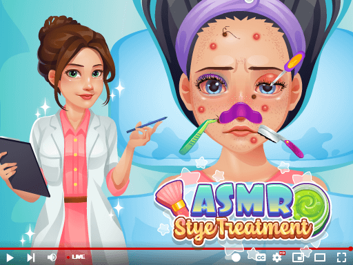 Лечение ячменя в стиле ASMR (ASMR Stye Treatment)