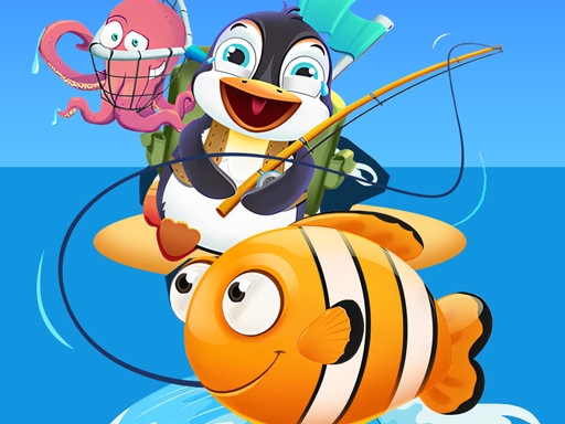 Рыбалка Маленького Пингвина — Baby Penguin Fishing
