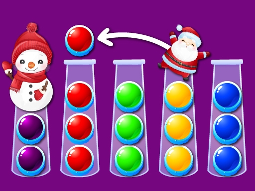Сортировка шаров: Рождество (Ball Sort Xmas)