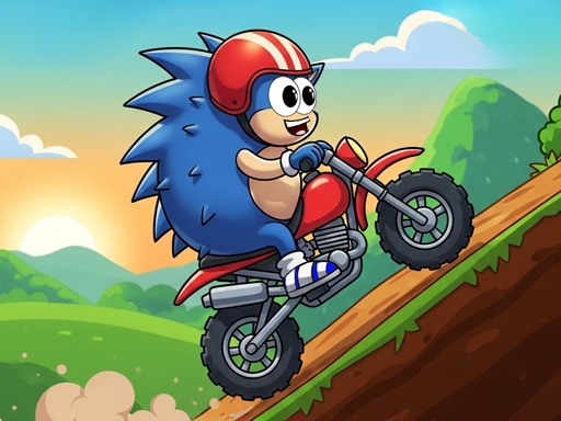 Синий Ёжик: Гонки на Холмах — Blue Hedgehog Hill Dash Ride