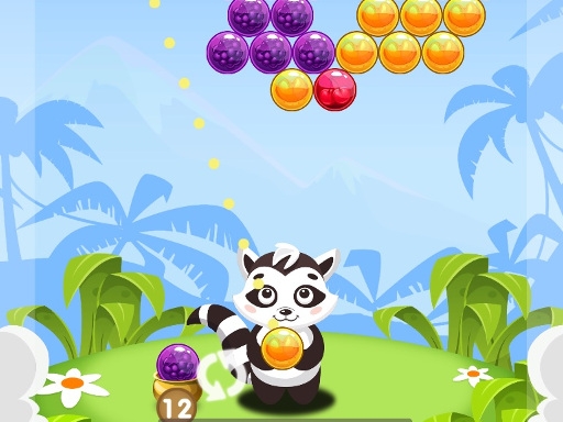 Пузырьковый Стрелок Енот (Bubble Shooter Raccoon)