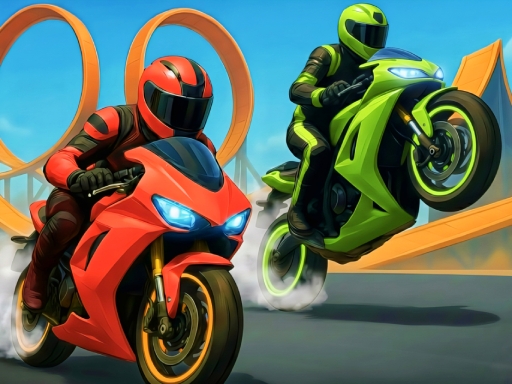 Безумные мотоциклетные трюки PvP (Crazy Bike Stunts PvP)
