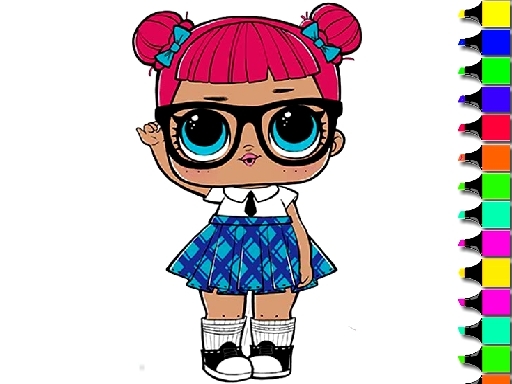 Лёгкая раскраска для детей LOL (Easy Kids Coloring LOL)