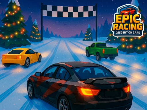 Epic Racing — Скоростной спуск на машинах (Epic Racing - Descent on Cars)