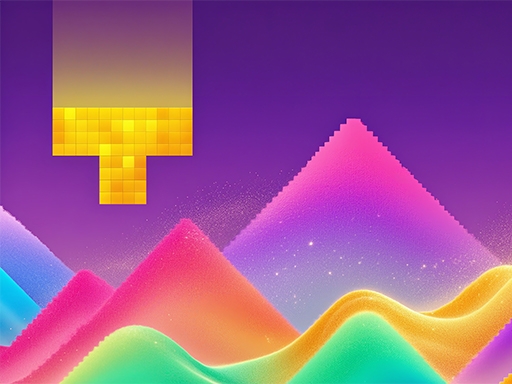 Flow Block — Песочная Тетрис-игра