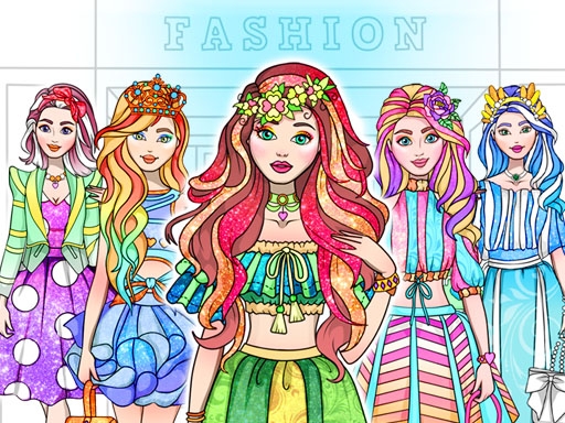 Игры для девочек: Раскраски и Одевалки (Girl Coloring Dress Up Games)