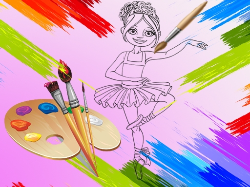 Раскраска Маленькие Балерины (Little Ballerinas Coloring)