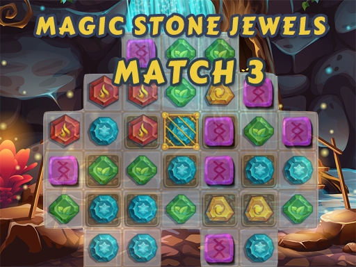 Магические камни: Сокровища в ряд 3 (Magic Stone Jewels Match 3)