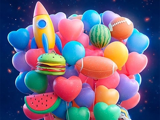Слияние 3D - Match 3 Balloons