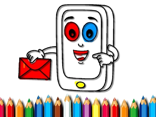 Раскраска на мобильном телефоне (Mobile Phone Coloring Book)