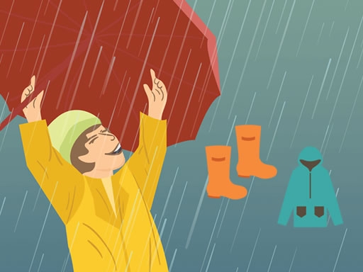 十一月雨三消