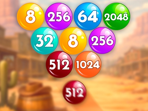 Пузырьковый Стрелок: Числа Дикого Запада (Number Bubble Shooter Wild West)