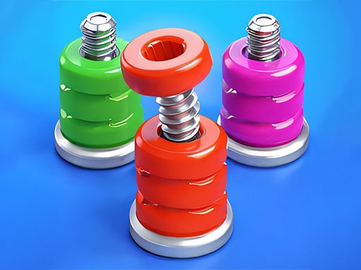 Nuts & Bolts Sort: Цветная головоломка