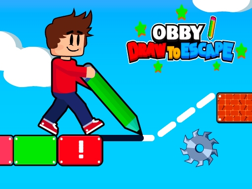 Obby Draw to Escape: Рисуй, чтобы сбежать