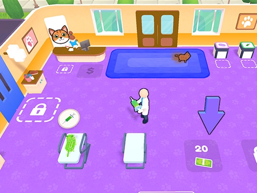Игра «Ветеринарная клиника: бизнес-магнат» — игра по уходу за животными.