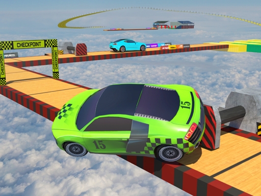 Реально невозможные трассы в небе: вождение автомобиля — Real Impossible Sky Tracks Car Driving