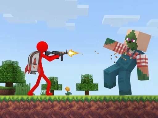 Красный Стикмен против Крафтеров 2: Red Stickman vs Craftmans 2