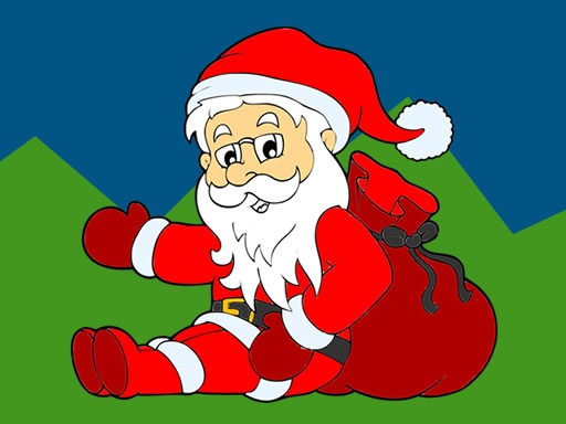 Раскраска Санта-Клаус (Santa Claus Coloring Book)