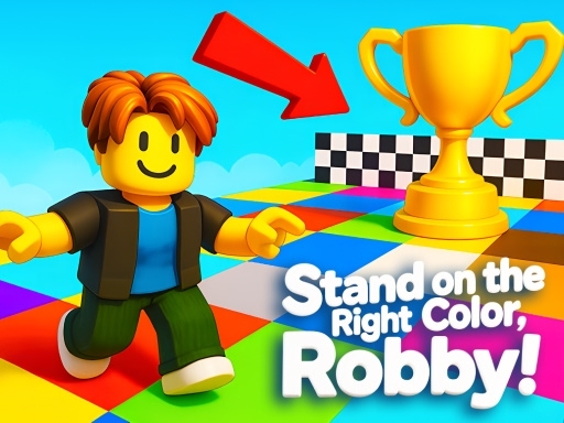 ¡Párate en el color correcto, Robby!