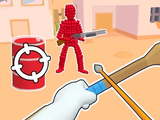 Stickman Archer: Стреляем из лука по красным