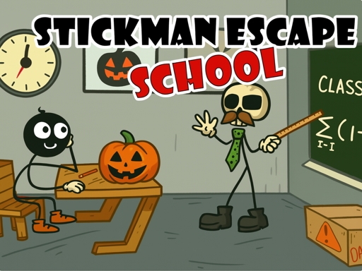 Побег Стикмена из школы — Stickman Escape School