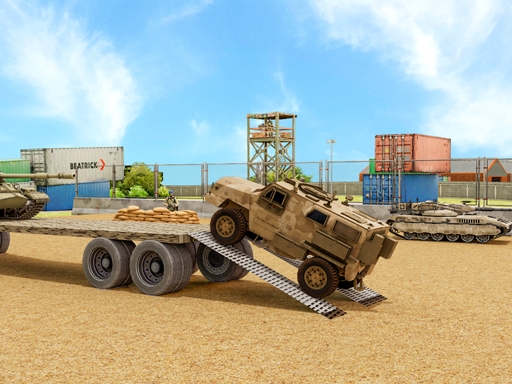 Игры про армейские машины США: вождение грузовиков — Us Army Car Games Truck Driving