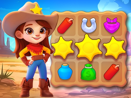 Дикое Западное Матч-3 приключение (Wild West Match)
