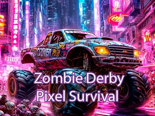 Zombie Derby: Пиксельное выживание